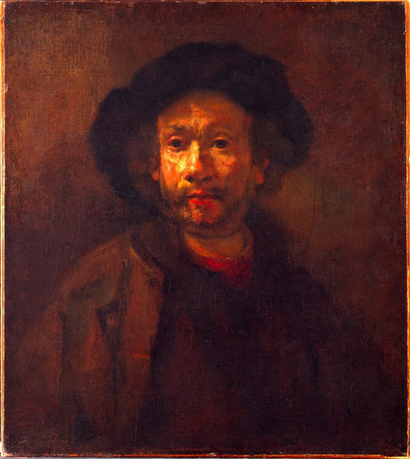 Porträtt av konstnären - Rembrandt