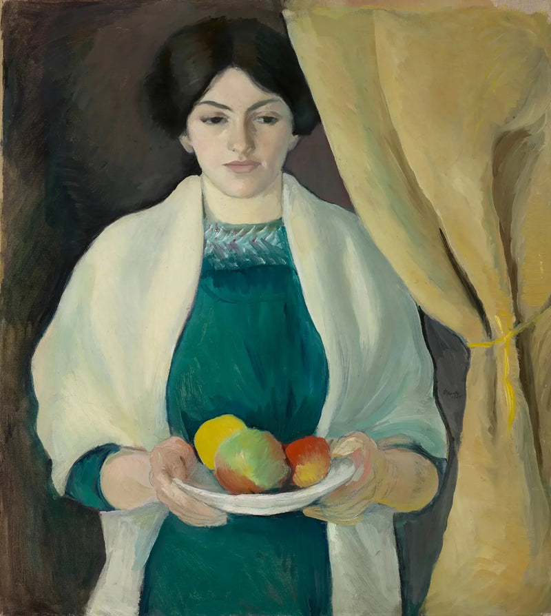 Äppleporträtt - August Macke