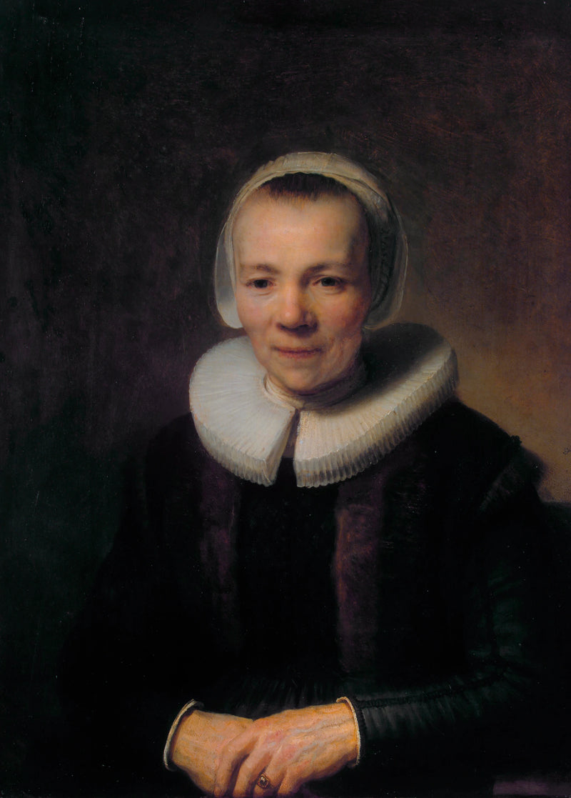 Porträtt av Baertje Martens - Rembrandt