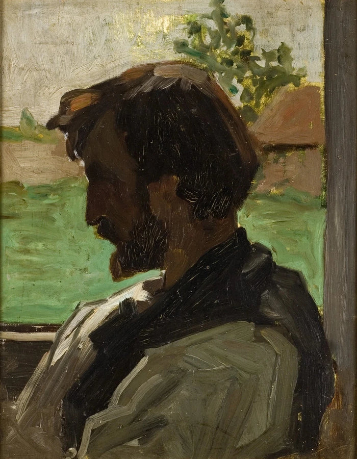 Porträtt av Frédéric Bazille - Claude Monet