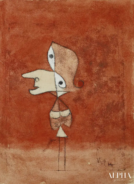 Portrait Brigitte - Paul Klee - Reproductions de tableaux et peintures haut de gamme