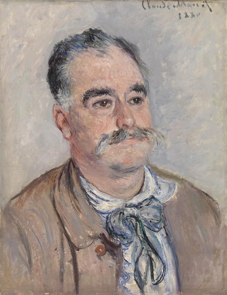 Porträtt av Monsieur Coqueret (far) W618 - Claude Monet