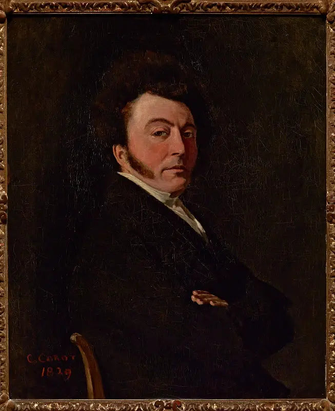 Porträtt av Abel Osmond - Jean-Baptiste Camille Corot