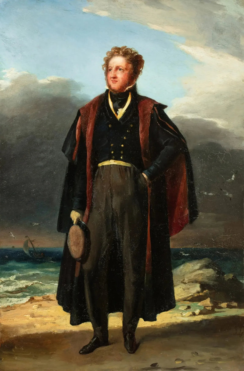 Porträtt av Adam Elmore - Théodore Géricault