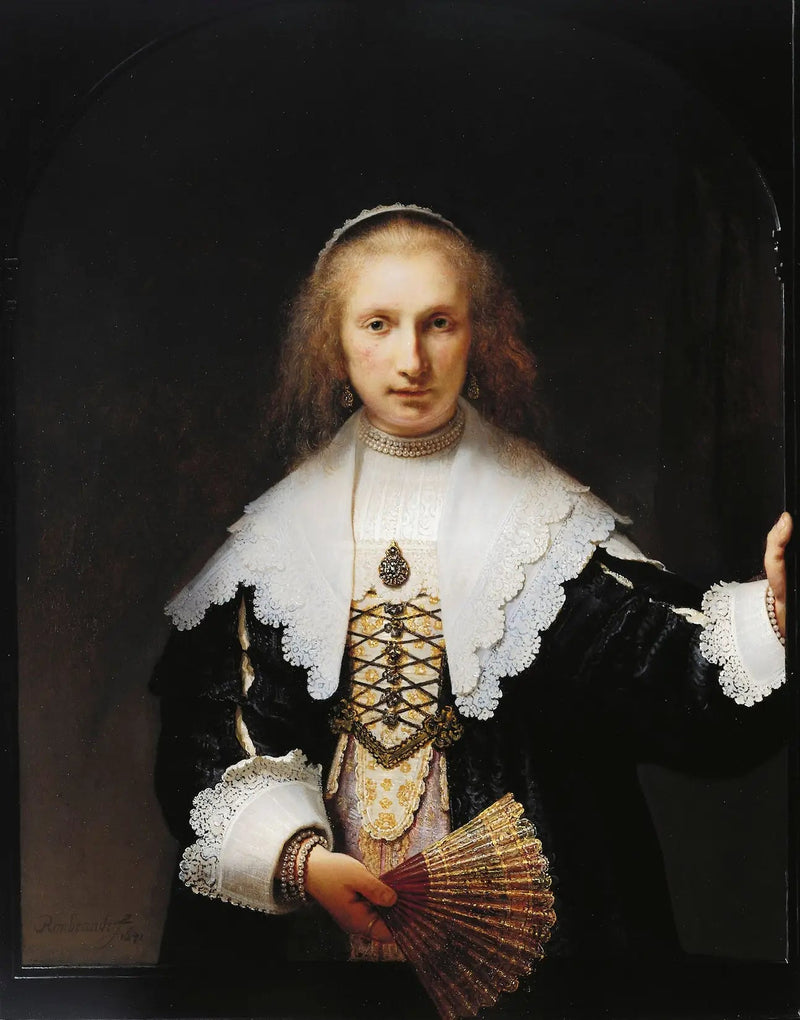 Porträtt av Agatha Bas - Rembrandt