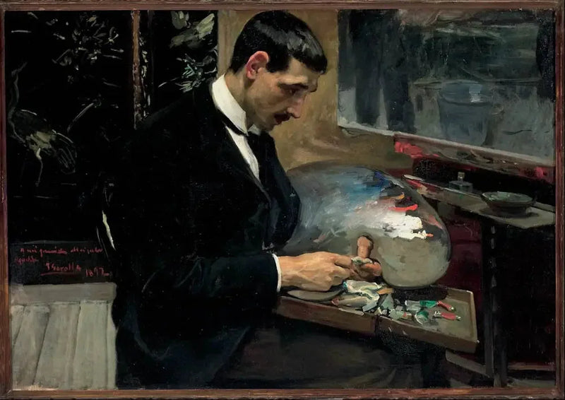 Porträtt av Agustín Otermín - Joaquín Sorolla
