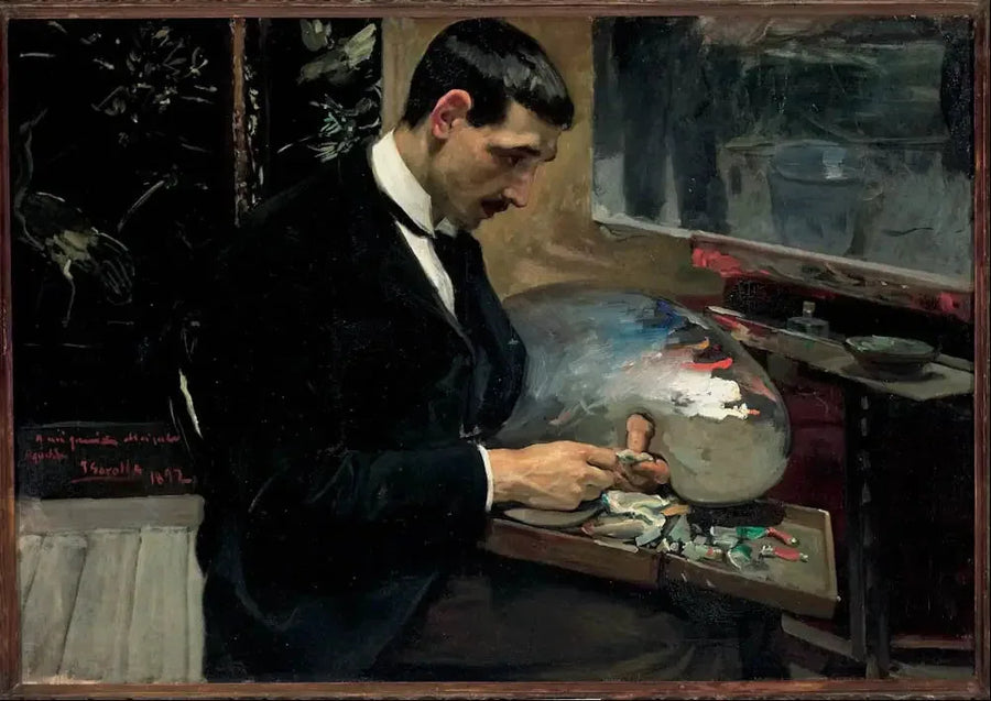 Porträtt av Agustín Otermín - Joaquín Sorolla