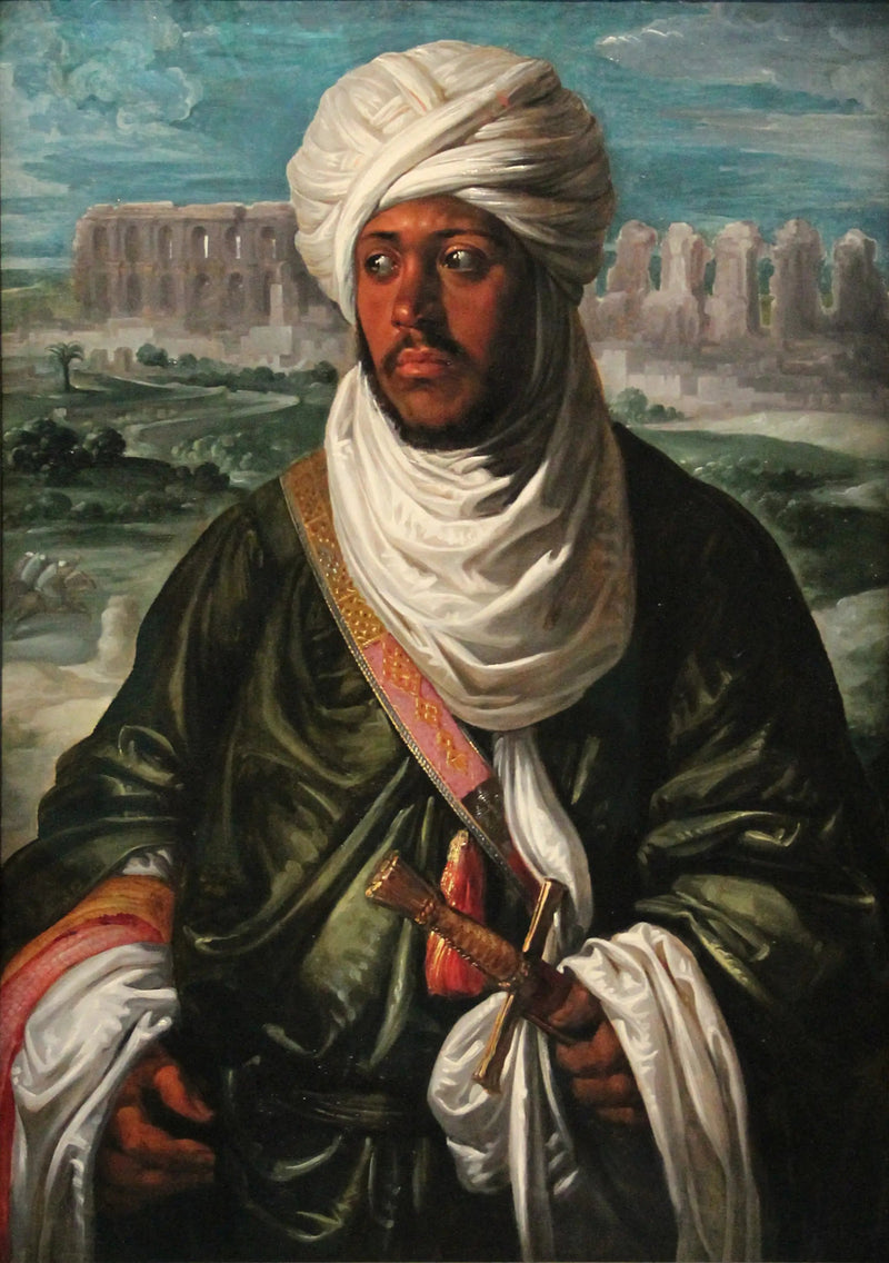 Porträtt av Ahmed III al-Hafsi - Peter Paul Rubens