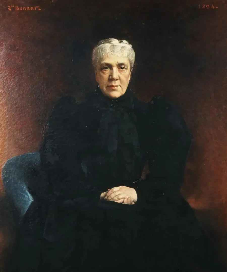 Porträtt av Aimilia Salvagou - Léon Bonnat