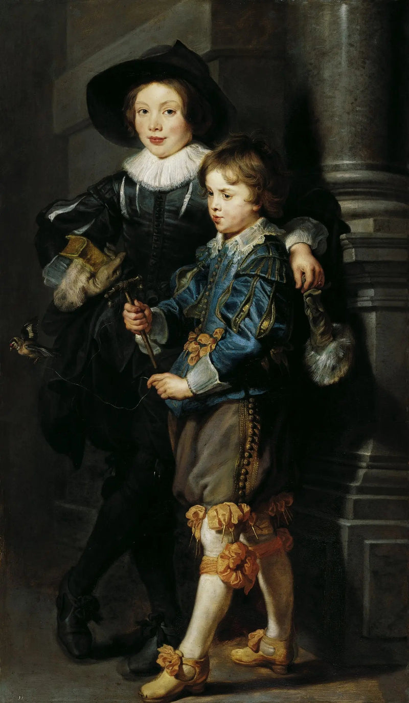 Porträtt av Albert och Nicolas Rubens - Peter Paul Rubens