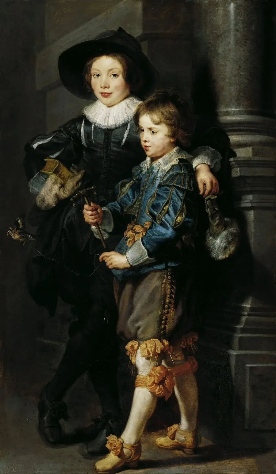 Porträtt av Albert och Nicolas Rubens - Peter Paul Rubens