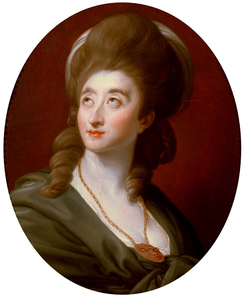 Porträtt av Aleksandra Potocka född Lubomirska i rollen som Melpomene. - Pompeo Batoni