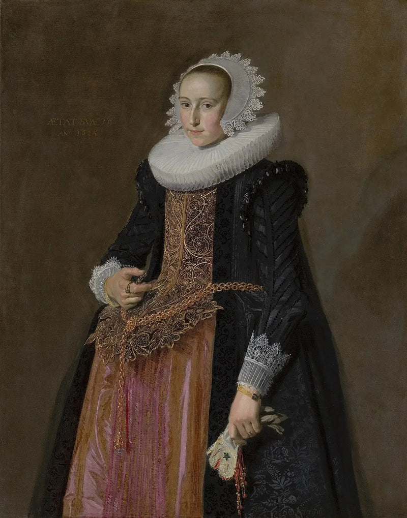 Porträtt av Aletta Hanemans (1606-1653) - Frans Hals