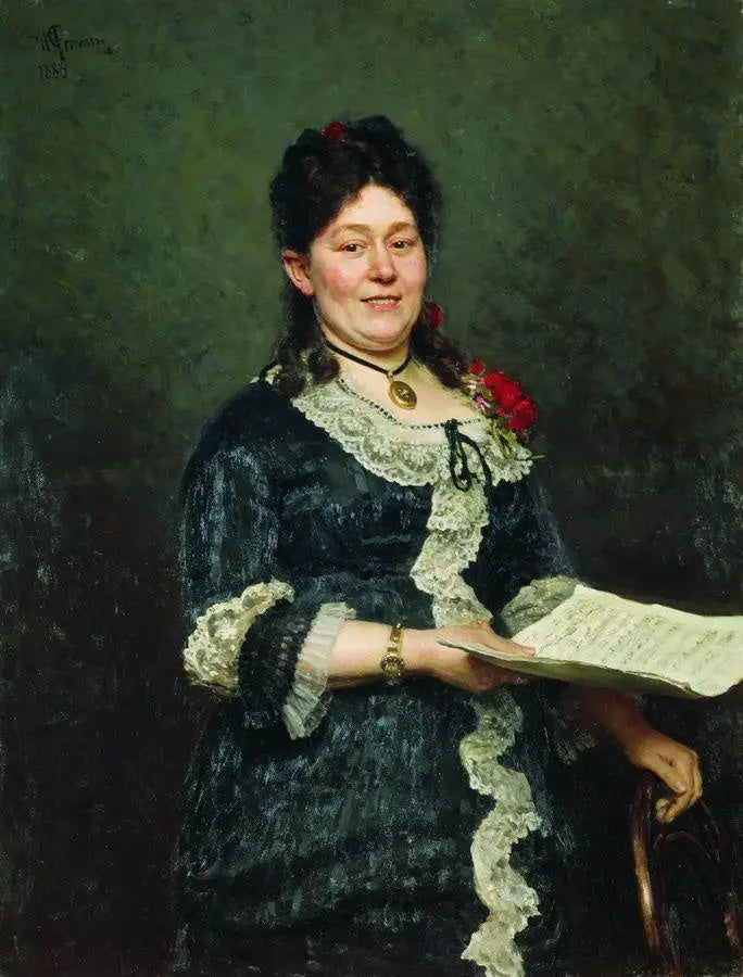 Porträtt av Alexandra Molas - Ilya Repin