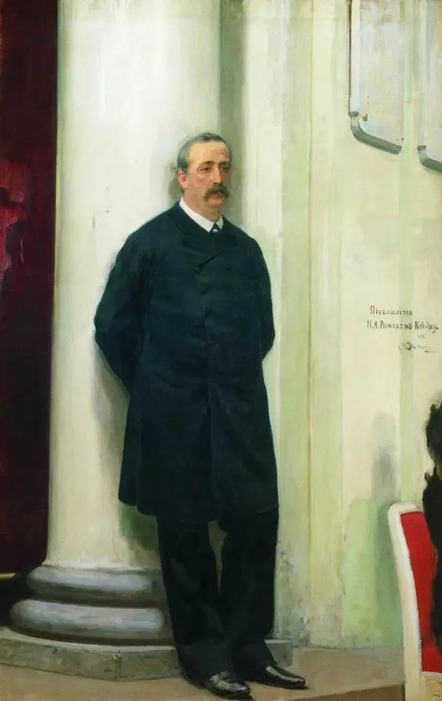 Porträtt av Alexandre Borodine - Ilya Repin