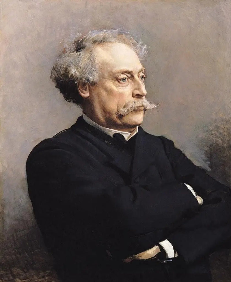 Porträtt av Alexandre Dumas fils - Léon Bonnat