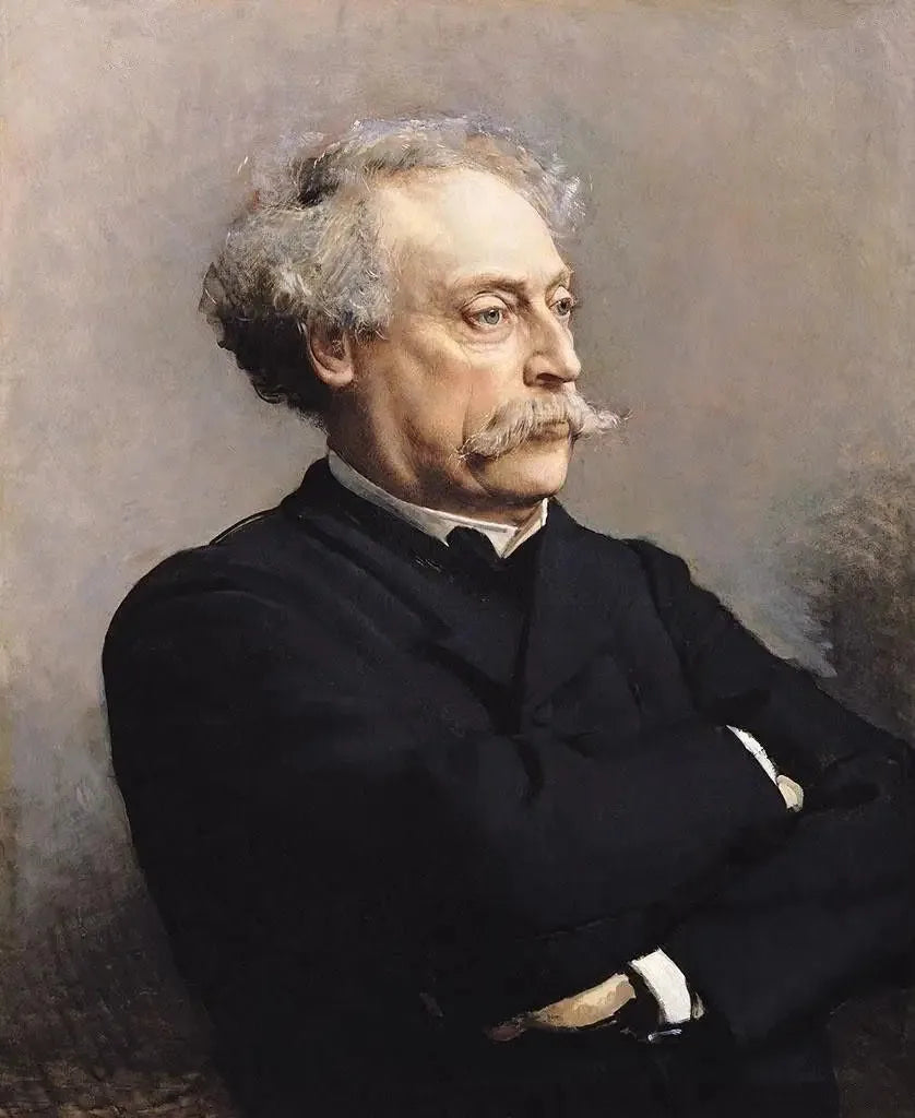Porträtt av Alexandre Dumas fils - Léon Bonnat
