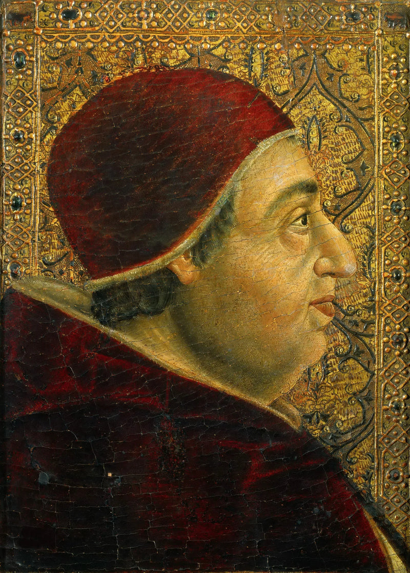 Porträtt av Alexander VI (Borgia, 1492-1503) - Pedro Berruguete