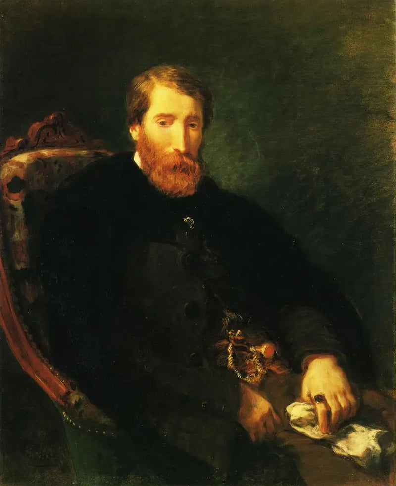 Porträtt av Alfred Bruyas - Eugène Delacroix