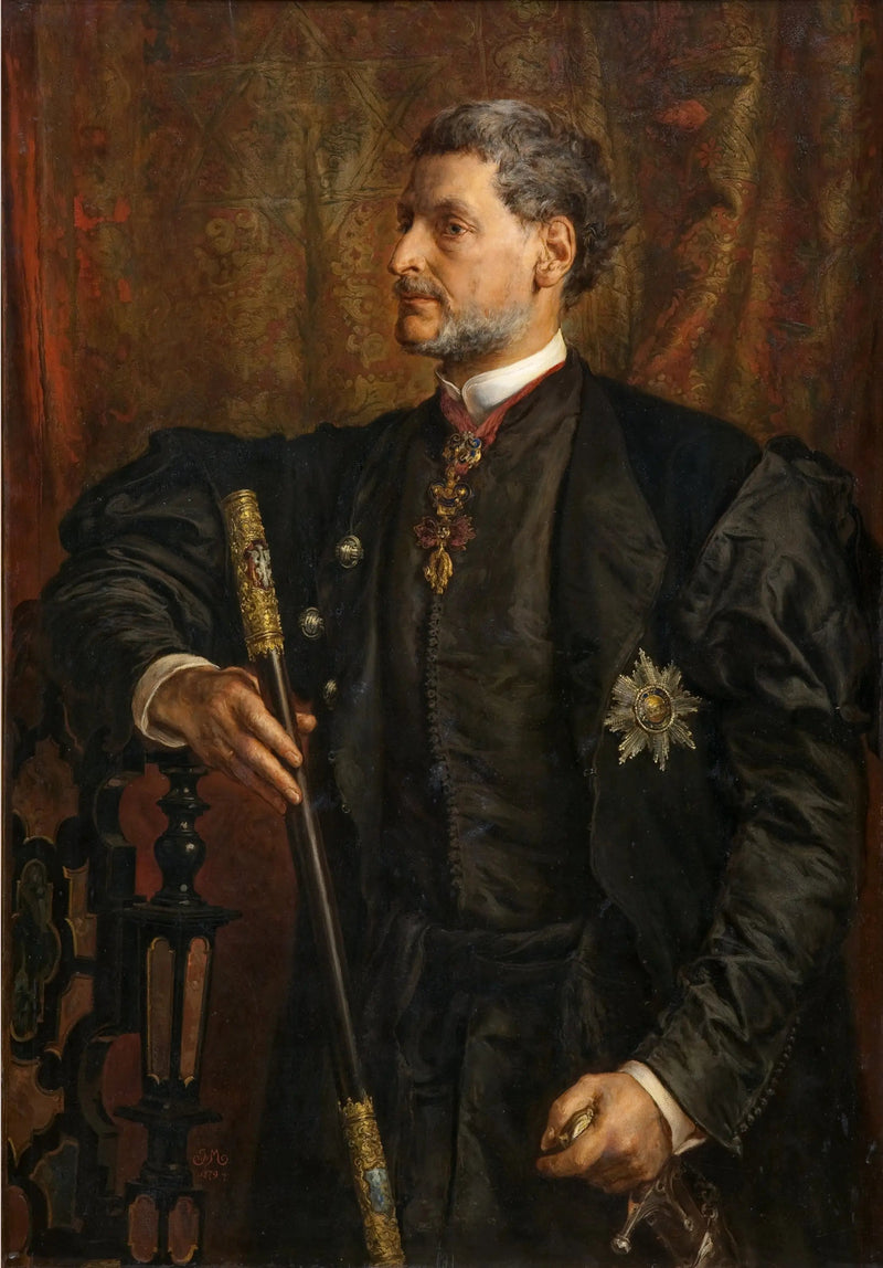 Porträtt av Alfred Potocki - Jan Matejko
