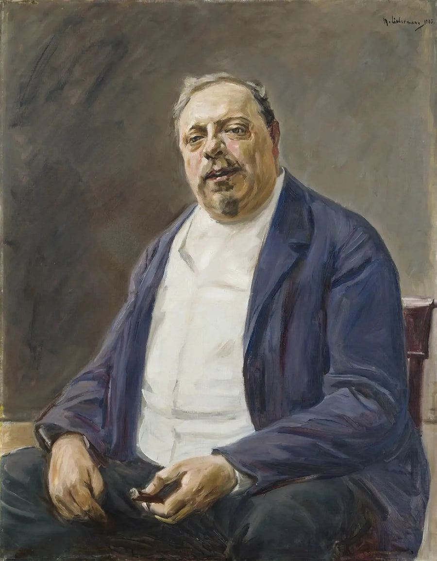 Porträtt av Alfred von Berger - Max Liebermann