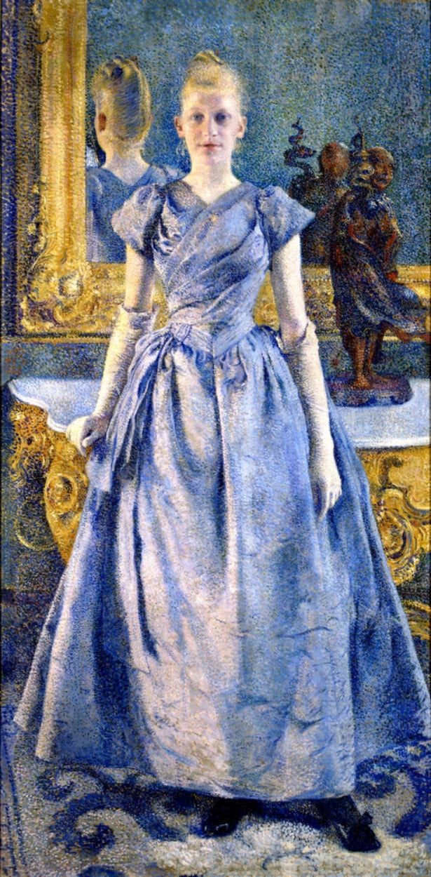 Porträtt av Alice Sèthe - Théodore van Rysselberghe