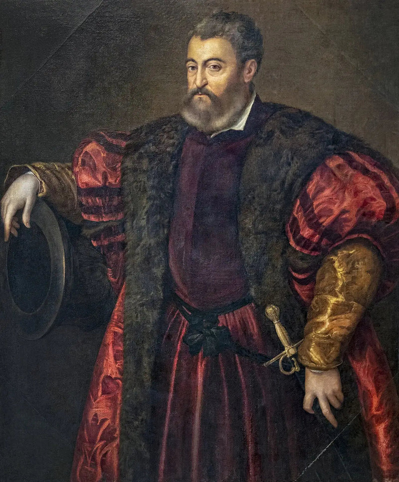 Porträtt av Alphonse I d'Este - Titian