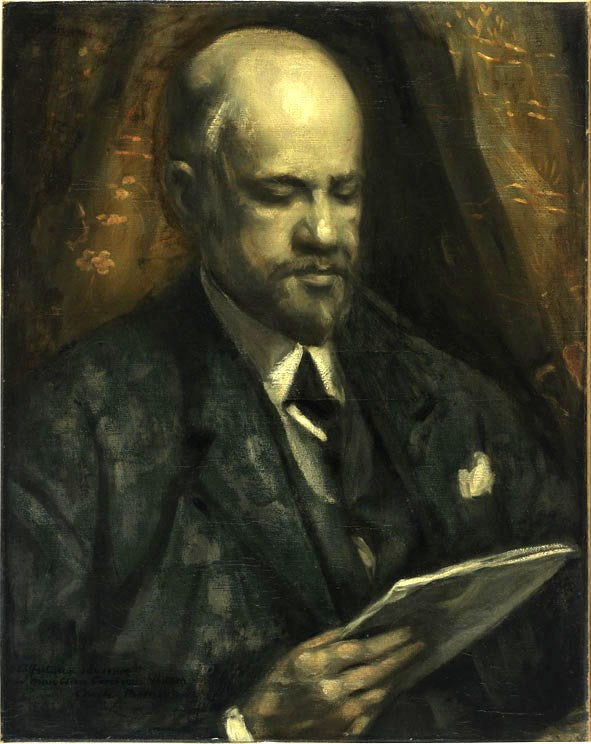 Porträtt av Ambroise Vollard - Émile Bernard