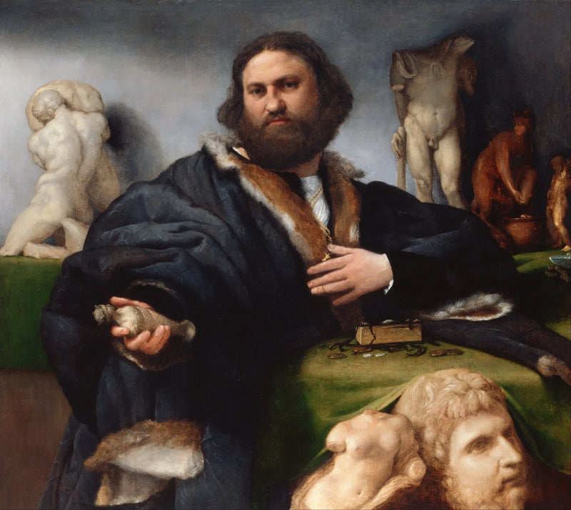 Porträtt av Andrea Odoni - Lorenzo Lotto