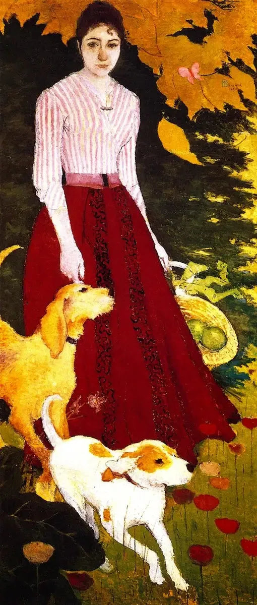 Porträtt av Andrée Bonnard, syster till konstnären - Pierre Bonnard