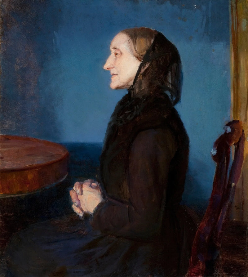 Porträtt av Ane Hedvig Brøndum - Anna Ancher