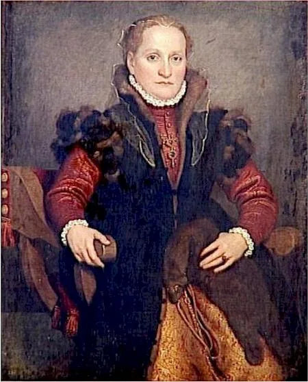 Porträtt av Angelica Agliardi de Nicolinis - Giovanni Battista Moroni
