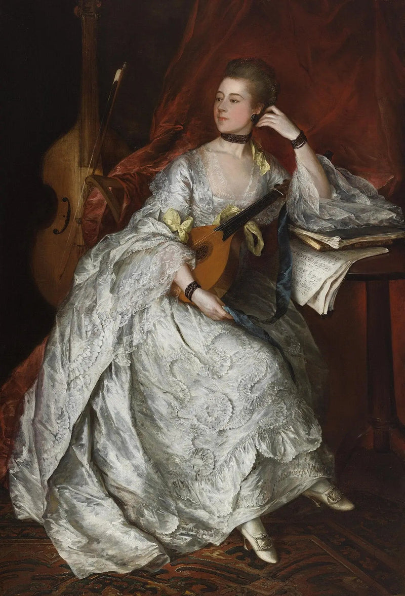 Porträtt av Ann Ford (senare fru Philip Thicknesse) - Thomas Gainsborough