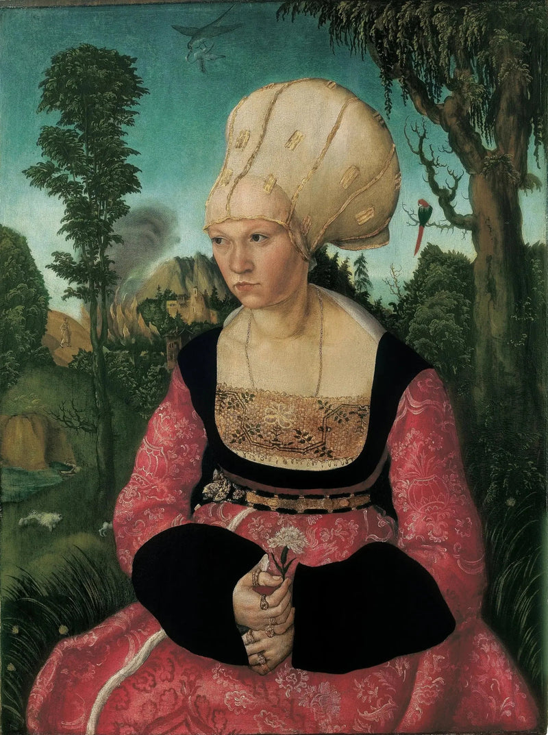 Porträtt av Anna Cuspinian - Lucas Cranach den äldre