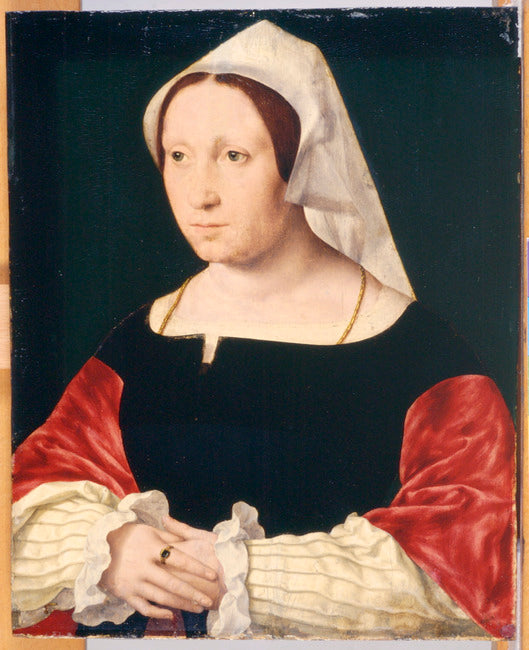Porträtt av Anna Laurensdr. van Spangen (....1548) - Joos van Cleve
