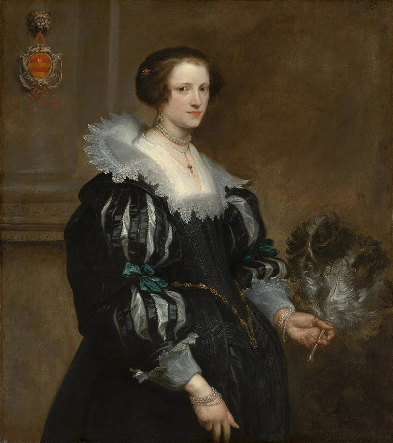 Porträtt av Anna Wake (1605-1669) - Antoine van Dyck