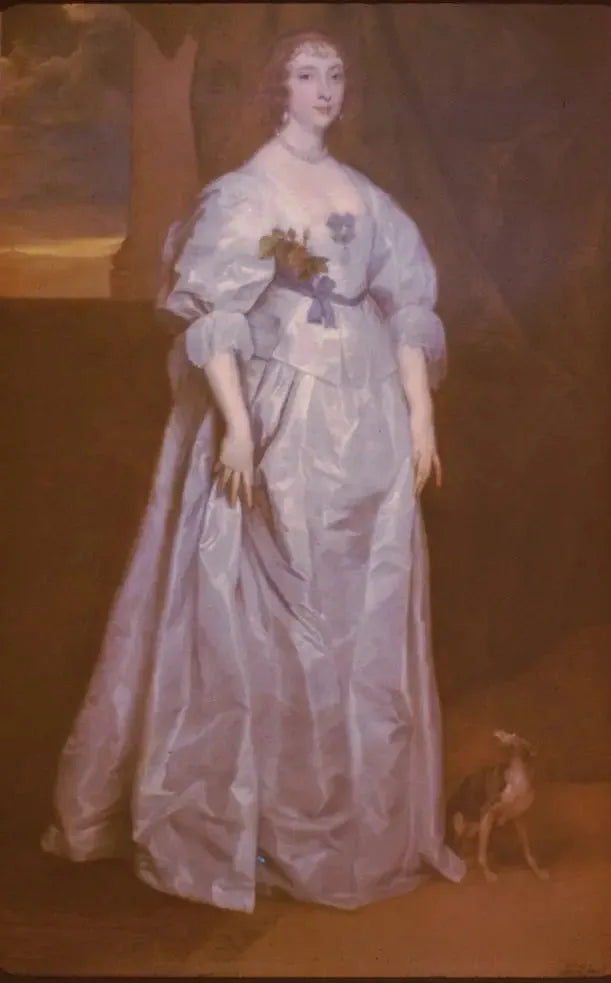 Porträtt av Anne Carr, Lady Russell - Antoine van Dyck