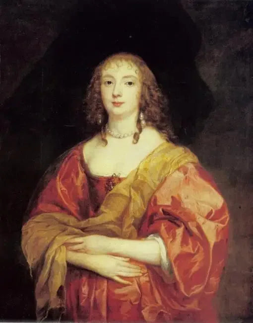 Porträtt av Anne Carr, Lady Russell, grevinna av Bedford (1615-1684), omkring 1639 - Antoine van Dyck