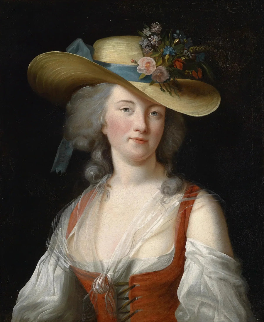 Porträtt av Anne Catherine Le Preudhomme de Châtenoy, grevinna av Verdun - Élisabeth Vigée Le Brun