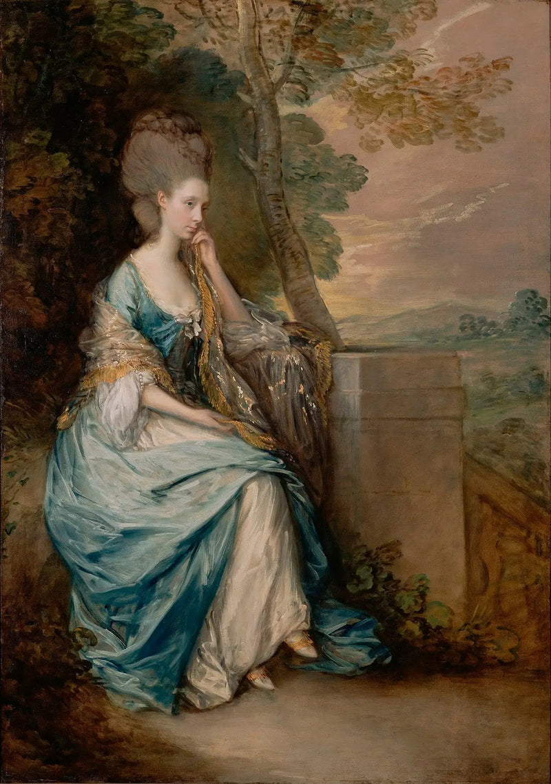 Porträtt av Anne, grevinna av Chesterfield - Thomas Gainsborough