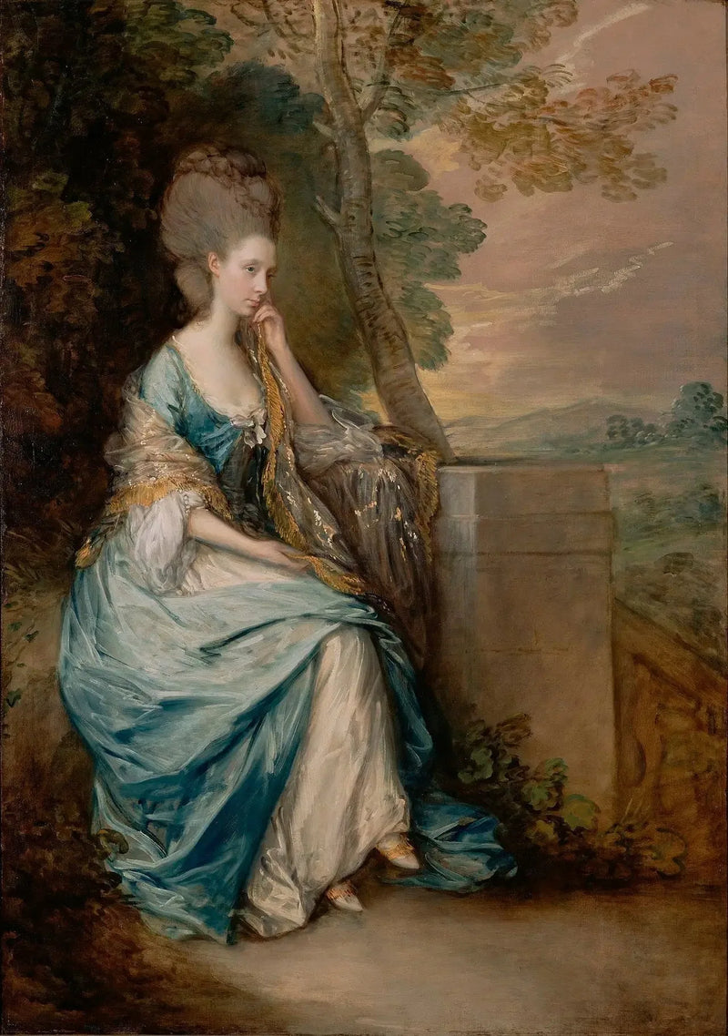Porträtt av Anne, grevinna av Chesterfield - Thomas Gainsborough