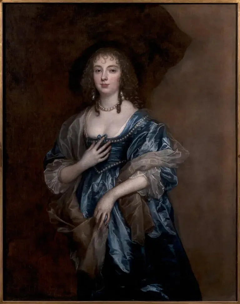 Porträtt av Anne, Lady Russell, framtida grevinna av Bedford (1615-1684) - Antoine van Dyck