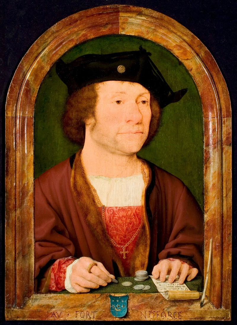 Antheunis van Hilten-porträtt - Joos van Cleve