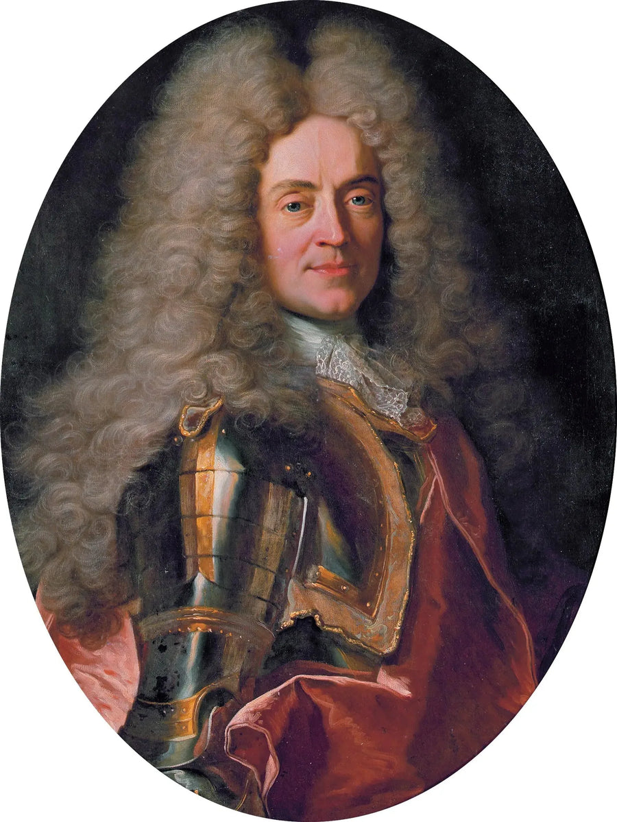 Porträtt av Anton Ulrich, hertig av Braunschweig - Hyacinthe Rigaud