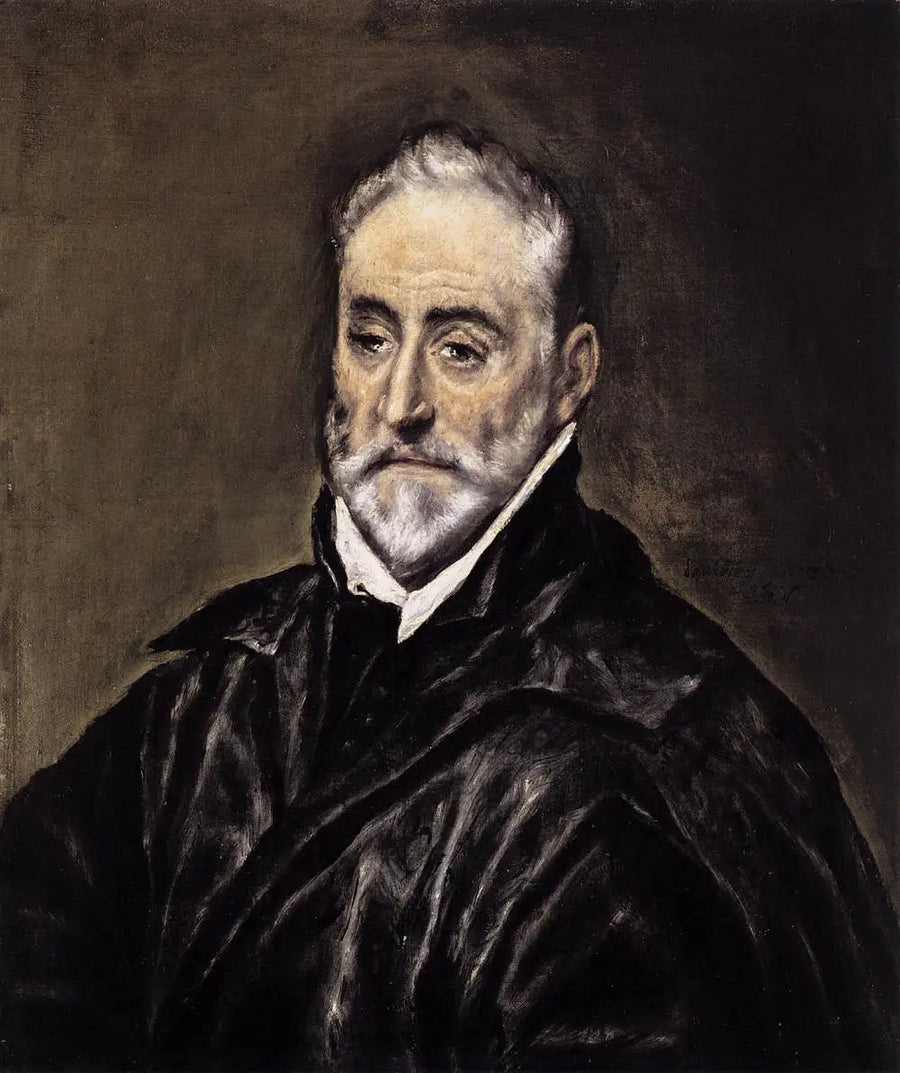 Porträtt av Antonio de Covarrubias y Leiva - El Greco