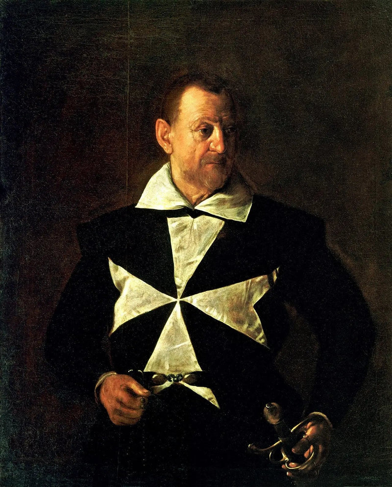 Porträtt av Antonio Martelli - Caravaggio