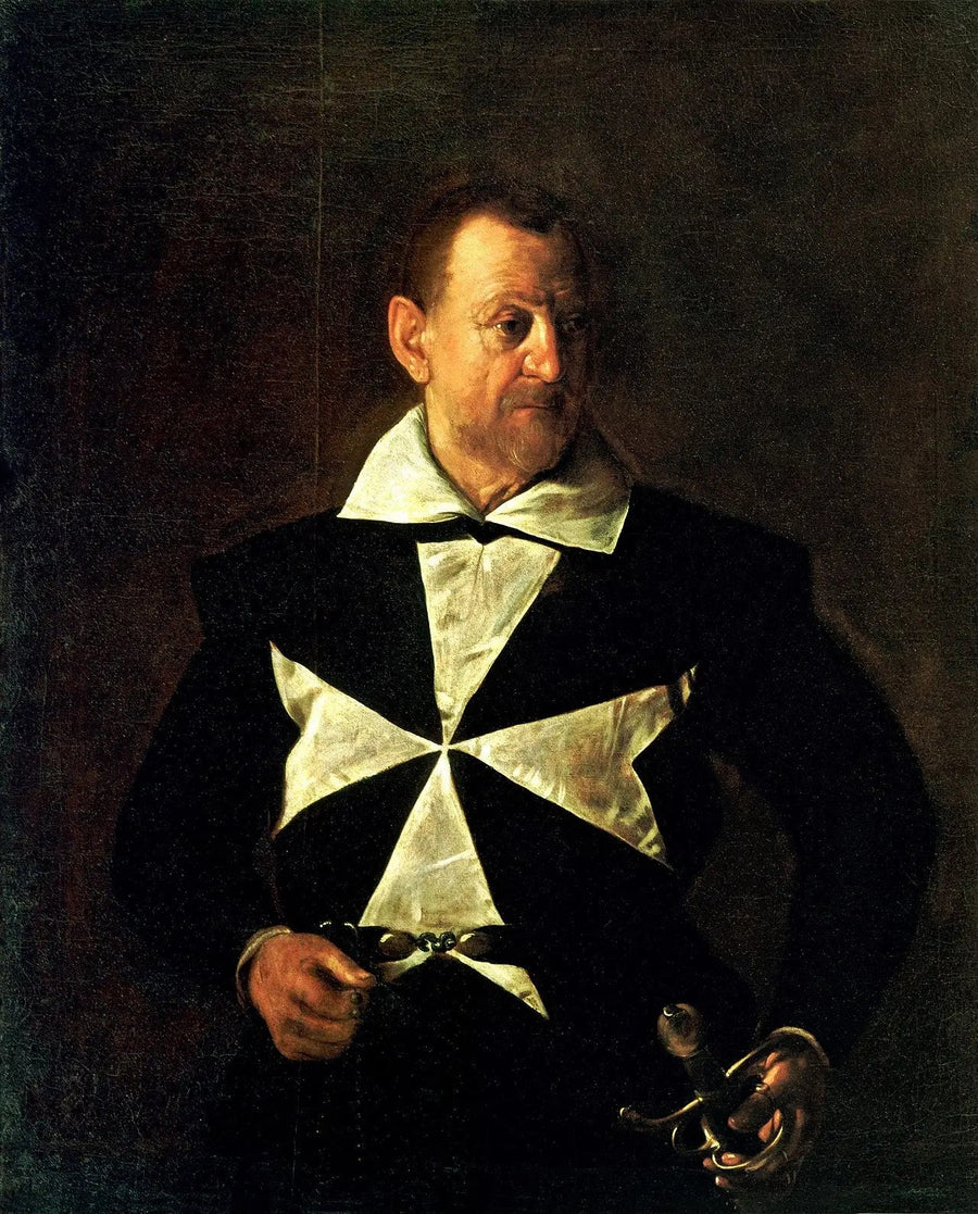 Porträtt av Antonio Martelli - Caravaggio