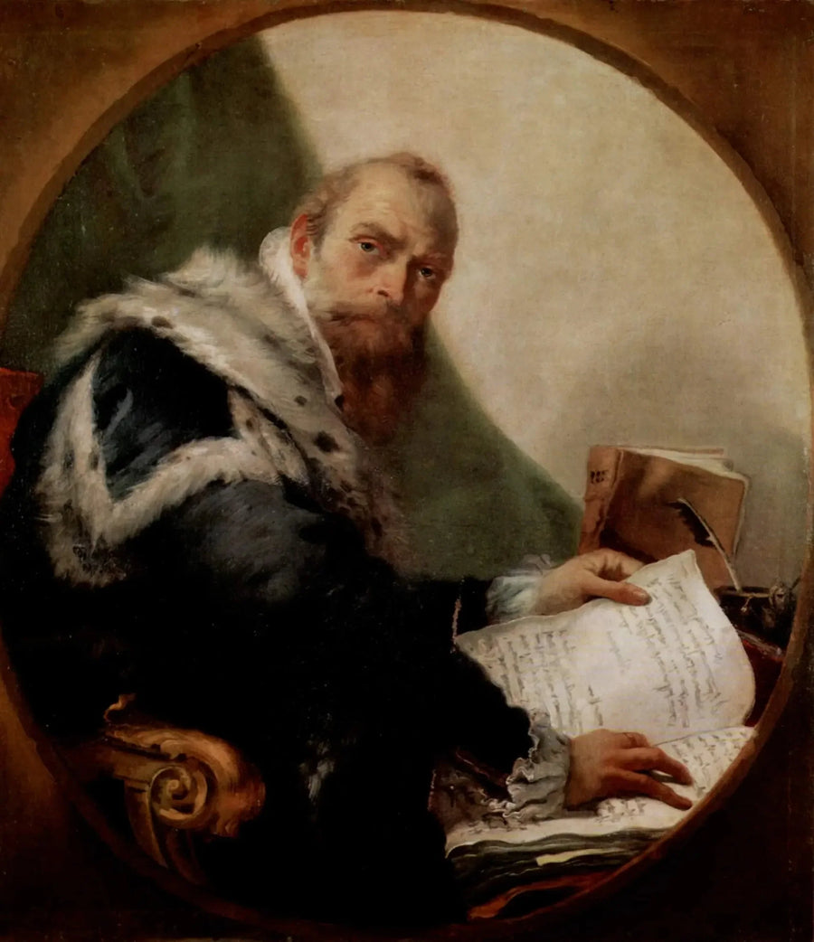 Porträtt av Antonio Riccobono - Giovanni Battista Tiepolo