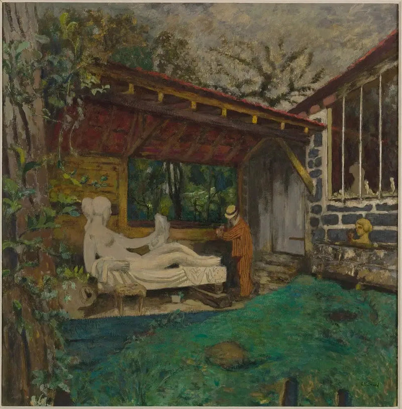 Porträtt av Aristide Maillol - Édouard Vuillard