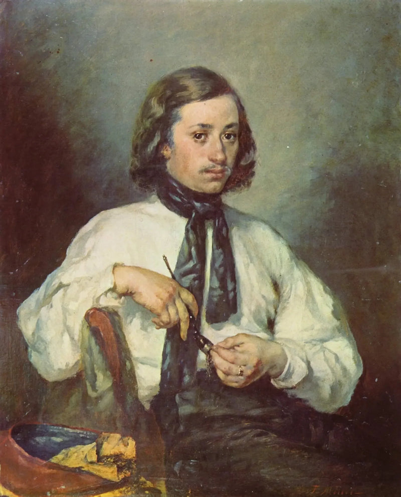 Porträtt av Armand Ono - Jean-François Millet